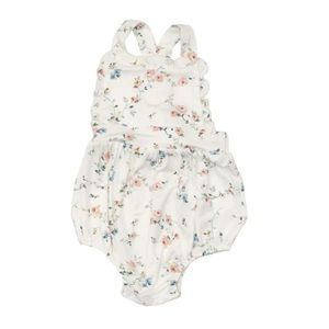 Angel Dear Ruffle Bubble Baby Sunsuit Bamboo